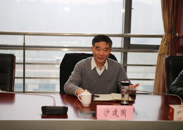 泰州市院沙建国调研员一行莅临靖江市检察院调研指导办公室工作
